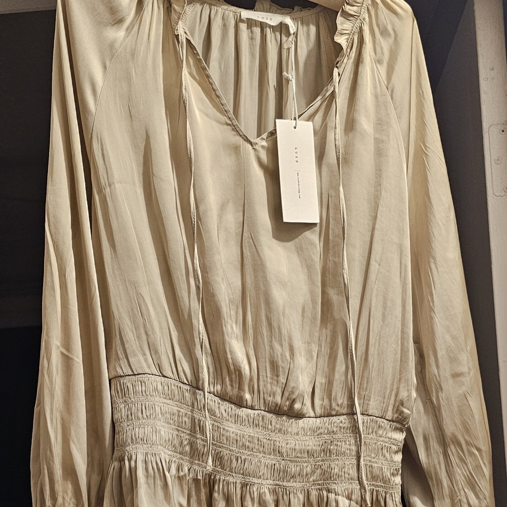 LUSH  Cream Long-Sleeve Shirt